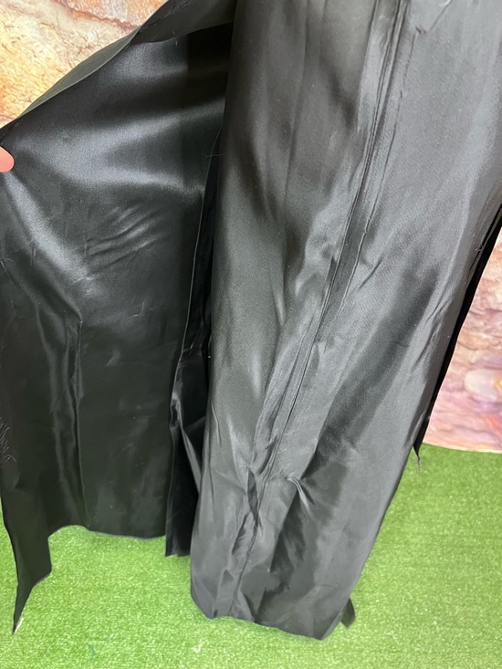 VINTAGE JESSICA MCCLINTOCK FOR GENNE SACK Black Sayin Wrap Skirt, 13 - Picture 5 of 8